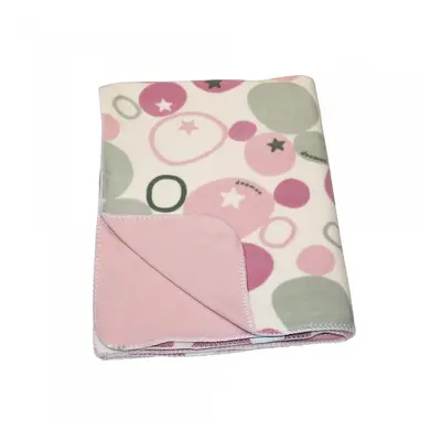 DELTA BABY - Doomoo DREAM deka 100x150 fleece, DW62 Stones Pink