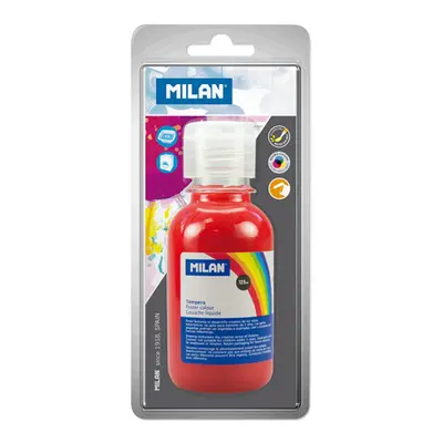 MILAN - Temperová barva 125 ml červená - blistr