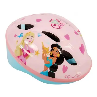 VOLARE - Cyklistická přilba Disney Princess - bílá růžová - 52-56 cm