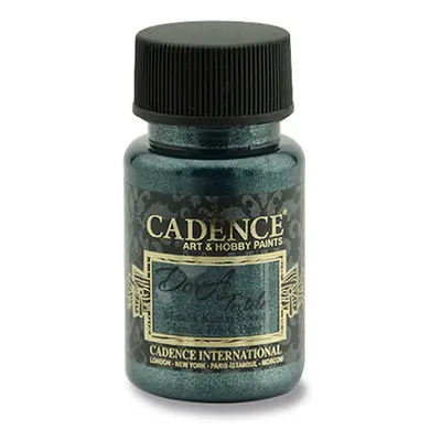 CADENCE - Textilná farba, metal. petrolejová, 50 ml