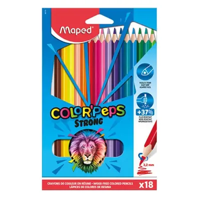 MAPED - Pastelky trojhranné "COLOR'PEPS STRONG" sada 18 ks