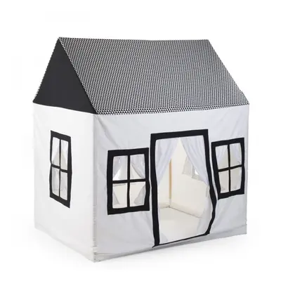 CHILDHOME - Domek Textilní Black & White 125x95x145 cm