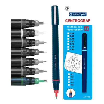 CENTROPEN - Pero technické Centrograf 9070/1 bl/ 1,40