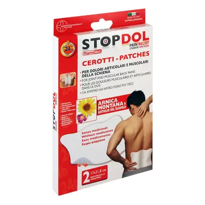 STOPDOL - Náplast proti bolesti XXL 2ks 17x21,8cm