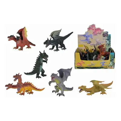 SIMBA - Figurky Draků, 12 Dp, 17-25 Cm, Mix Produktů, 6 Druhů