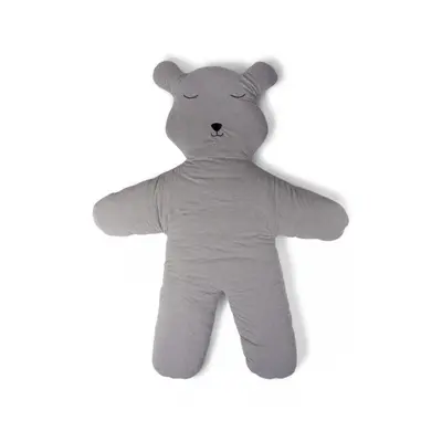 CHILDHOME - Hrací deka medvěd Teddy Jersey Grey 150cm