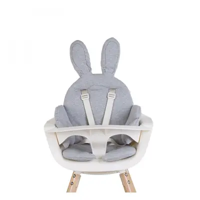 CHILDHOME - Sedací podložka do dětské židličky Rabbit Jersey Grey