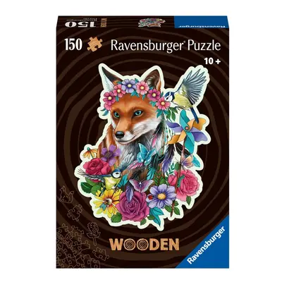 RAVENSBURGER - Dřevěné puzzle barevná liška 150 dílků