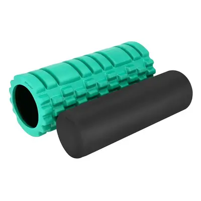 SPOKEY - MIX ROLL Masážní fitness válec 2v1, 33 cm, zelený