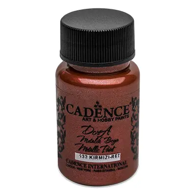 CADENCE - Barva akrylová Cadence D.Metalic, červená, 50 ml