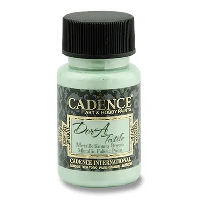 CADENCE - Textilná farba, metal. mätová, 50 ml