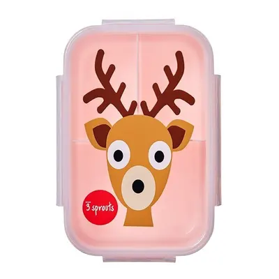 3 SPROUTS - Krabička na jídlo Bento Deer Pink