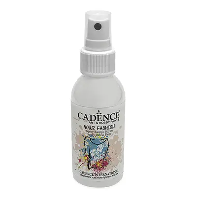 CADENCE - Textilná farba v spreji, biela, 100ml