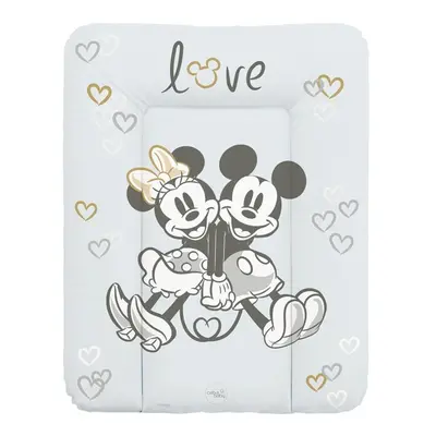 CEBA - Podložka přebalovací měkká na komodu 50x70 Disney Minnie & Mickey Grey