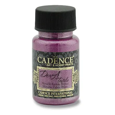 CADENCE - Textilná farba, metal. cyklámenová, 50 ml