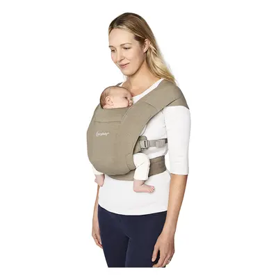 ERGOBABY - Nosítko Embrace - soft knit - Soft olive