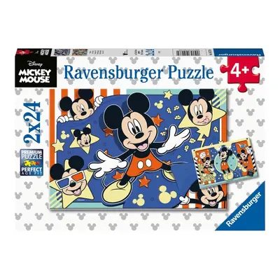 RAVENSBURGER - Disney: Mickey Mouse 2x24 dílků