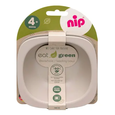 NIP - GREEN line miska, 2ks, grey/grown