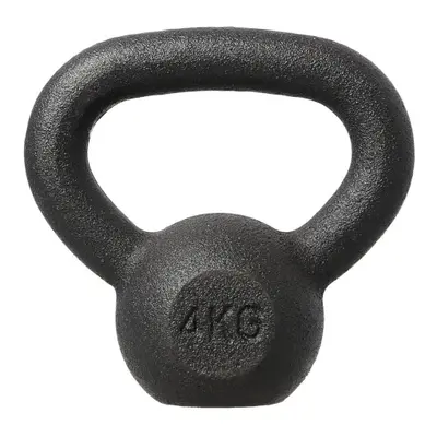 HMS - Litinový kettlebell KZG04 4 kg, černý