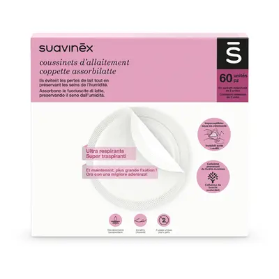 SUAVINEX - KOJENÍ ABSORPČNÍ VLOŽKY 60 párů