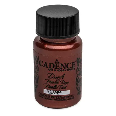 CADENCE - Barva akrylová Cadence D.Metalic, vínová, 50 ml