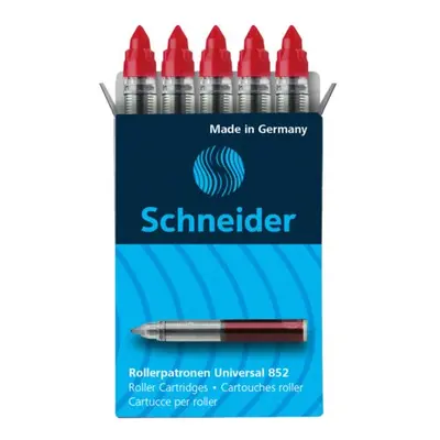 SCHNEIDER - Náplň pro rolleryCartridge 852 0,6 mm / 5 ks - červená