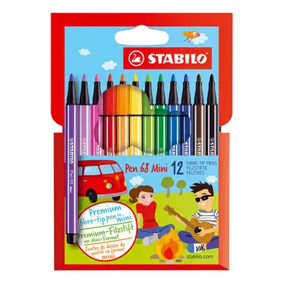 STABILO - Fixy PEN 68 Mini, 12 ks