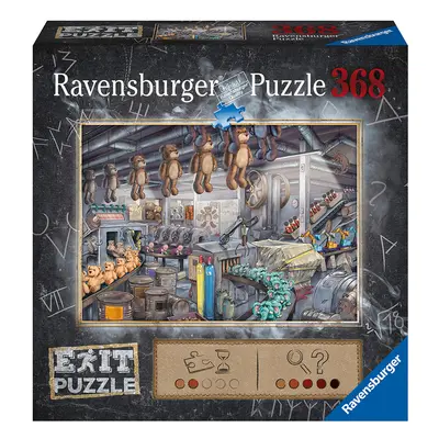 RAVENSBURGER - Exit Puzzle: V továrně na hračky 368 dílků