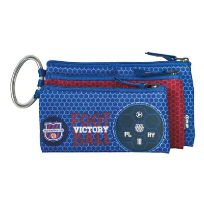 PLAY BAG - Pouzdro na pera XL3, Blue Football