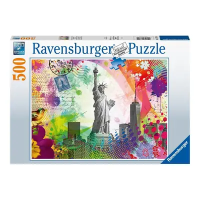 RAVENSBURGER - Pohlednice z New Yorku 500 dílků