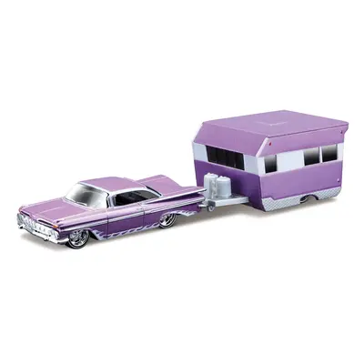 MAISTO - Design Tow & Go, 1959 Chevrolet Impala Alameda Trailer, 1:64