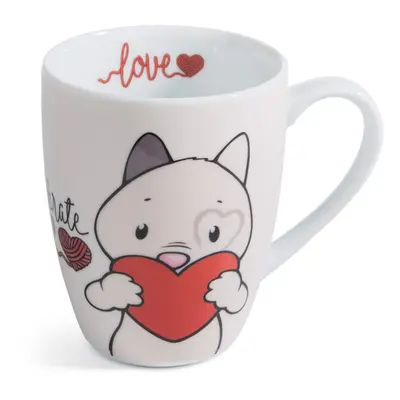 NICI - hrníček Kočička Celebrate Love 310ml, porcelán, v dárkové krabičce