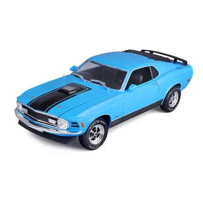 MAISTO - 1970 Ford Mustang Mach 1, modrá, 1:18