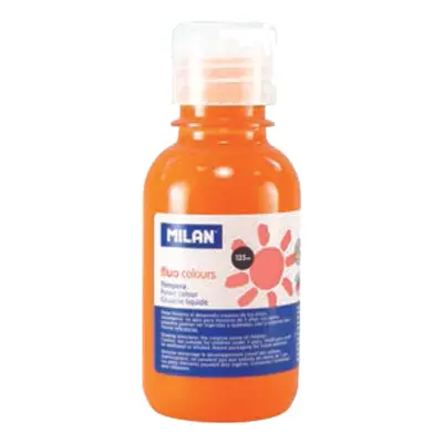 MILAN - Barva temperová 125ml Fluo - oranžová