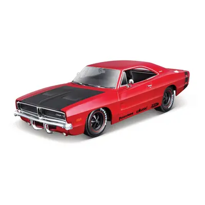 MAISTO - 1969 Dodge Charger R/T, červená, Classic Muscle, 1:25