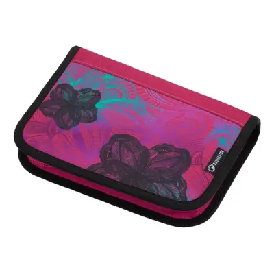 BAGMASTER - Penál 1-posch. Mark 20 A Pink /Black /Turq