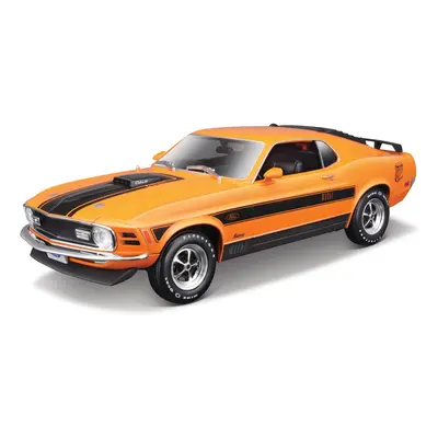 MAISTO - 1970 Ford Mustang Mach 1, oranžová, 1:18