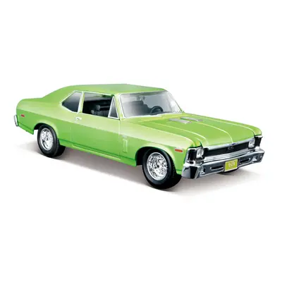 MAISTO - 1970 Chevrolet Nova SS, metal světle zelená, 1:24