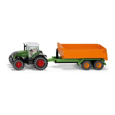 SIKU - Farmer - traktor Fendt s vyklápěcím přívěsem, 1:50