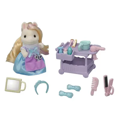 SYLVANIAN FAMILY - Poník s vlasy v kadeřnictví