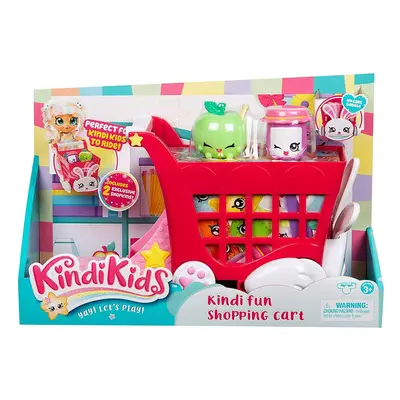 TM TOYS - Kindi Kids nákupní vozík s doplňky