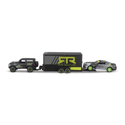 MAISTO - Design Team Haulers, 2021 Ford Bronco, Car Trailer, 2015 Ford Mustang GT, 1:64