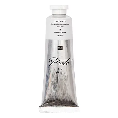 PRATO - RI olejová barva 60 ml, Zinc White