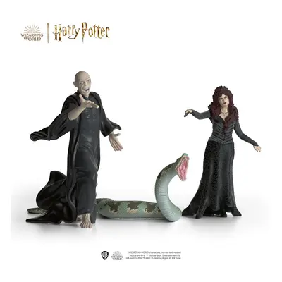 SCHLEICH - Harry Potter - Lord Voldemort, Nagini a Bellatrix Lestrangeová