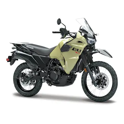 MAISTO - Motocykl, Kawasaki KLR® 650, Khaki černá, 1:18