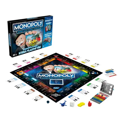 HASBRO - MONOPOLY Super Elektronické bankovnictví CZ verze