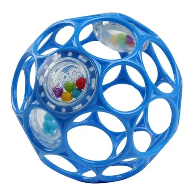 OBALL - Hračka RATTLE 10 cm blue 0m+