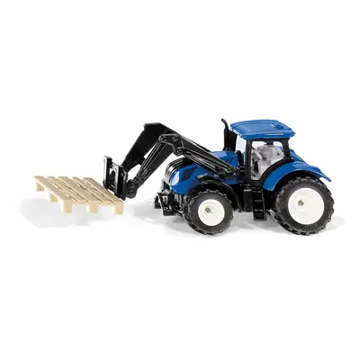 SIKU - Blister - traktor New Holland s paletovými vidlemi a paletou