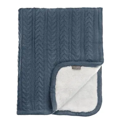 VINTER & BLOOM - Deka Cuddly Storm Blue