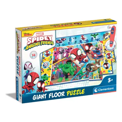 CLEMENTONI - MARVEL - Velké podlahové puzzle s interaktivním perem